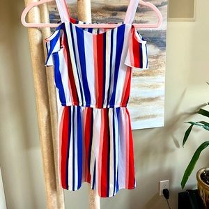 Lily Bleu Striped Romper